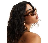 AIRE - Calisto - Occhiali da sole ovali tartarugati scuri-Marrone No Size