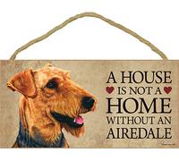 Airedale Firmare - a House Non È un Casa senza un Cane + Bonus Sottobicchiere