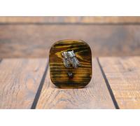 Airedale Terrier - Legno Grucce Vestiti Con Immagine di Un Cane Art Dog De Tipo