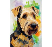 Airedale Terrier Notebook: Journal, Diary, Dog Notepad: A wonderful gift for Family, Friends, Loved Ones, Kids, Dog Lovers, Airedale Terrier Admirers, dog parents, Small Dogs