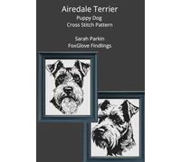 Airedale Terrier Puppy Dog Cross Stitch Pattern