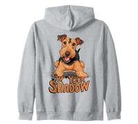 Airedale Terrier Sono Il Tuo Fedele Cucciolo Ombra Felpa con Cappuccio
