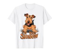 Airedale Terrier Sono Il Tuo Fedele Cucciolo Ombra Maglietta