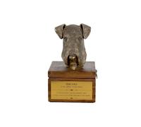 Airedale Terrier urna sulla cassetta postale marrone Art-Dog