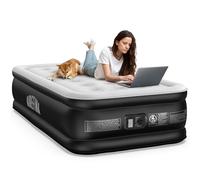 Airefina Materasso Gonfiabile Singolo con pompa integrata, Letto Gonfiabile autogonfiante in 3 minuti, materassino gonfiabile portatile, pieghevole ovunque con borsa di trasporto -99 × 190 × 46 cm