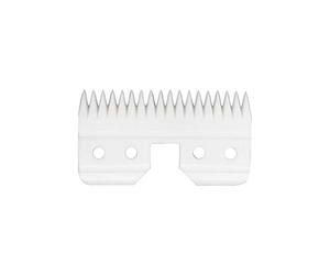 AIRERA 1 Pezzo di Ricambio per Taglierina per Fast Feed, Lama Mobile in Ceramica a 18 Denti per Animali Domestici/Umani, compatibile con Tagliacapelli Fast Feed AG/A5(1 Pezzo, Bianco)