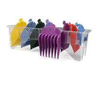 AIRERA 8 Pezzi Set di Pettini Tagliacapelli Limite Pettine #3170-400 Guida Allegati Sostituzione Compatibile con La Maggior Parte dei Tronchesini/Tronchesi Wahl di Grandi Taglia, Colori Assortiti