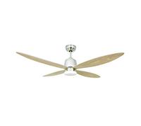 AireRyder Stratus Ventilatore a Soffitto a Risparmio Energetico con Illuminazione e Telecomando, 132 cm, Pale a Punta