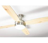 AireRyder FN72238 Ventilatore da Soffitto, 50 W, 240 V, Nickel Satinato, 132 cm