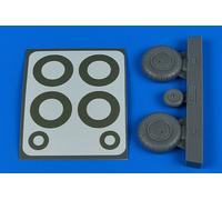 Aires 2245 - 1:3 2 Bf 108 Cerchi & Paint Masks - Early per Eduard - Nuovo