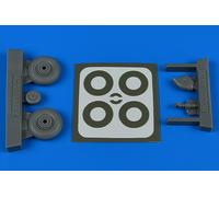 Aires 4823 - 1:48 Macchi Mc.200 - Early Cerchi & Paint Masks per Italeri - Nuovo