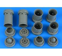Aires 4844 - 1:48 F-4J Phantom II Scarico Nozzle per Academy - Nuovo