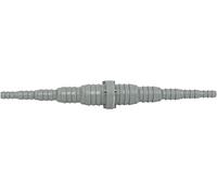 Airfit GmbH & Co. KG Raccordo per tubo da 8 a 25 mm su entrambi i lati, colore: grigio KS