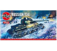 Airfix 01316V Modello Kit T34 Russo In Scala 1:76