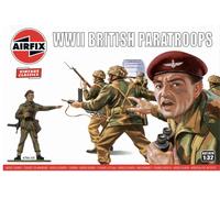 Airfix 02701V Figure Paracadutisti Britannici WWII In Scala 1:32