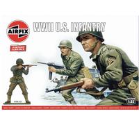 Airfix 02703V Figure In Plastica Dell'Infanteria U.S. WWII In Scala 1:32