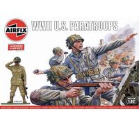 Airfix 02711V Figure U.S. Paratroops WWII, Scala 1:32, In Plastica