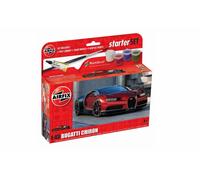 Airfix- Set Regalo per avviamento Bugatti Chiron 1:43 Supercar Kit Modello in pl