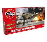 AIRFIX 1/48 KIT AEREO CURTISS P 40B WARHAWK MODELLISMO MODELLINO AUTO STATICO