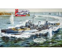 AIRFIX 1/600 KIT MODELLINO BARCA NAVE STATICO HMS BELFAST MODELLISMO SCALA 1:600