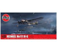 AIRFIX 1/72 KIT AEREO MILITARE HEINKEL HE111 H 6 MODELLINO AUTO STATICO