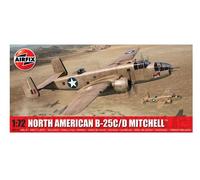 AIRFIX 1/72 KIT AEREO NORTH AMERICAN B 25C D MITCHELL MODELLINO AUTO STATICO