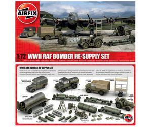 AIRFIX 1/72 KIT MODELLISMO AEREO WWII RAF BOMBER RE SUPPLY SET MODELLINO AUTO