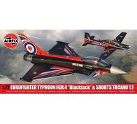 Airfix A40003 Confezione Doppia, Eurofighter Typhoon FGR.4 (Blackjack) + Shorts Tucano T.1