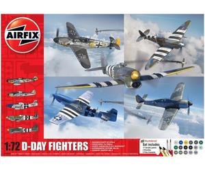Airfix 50192 D-Day Fighters Set Regalo Model Kit In Scala 1:72