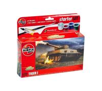 Airfix 55004 Tiger 1 Starter Set Modello In Scala 1:72