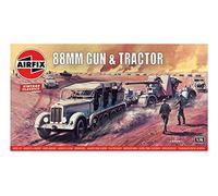 Airfix A02303V 1/76 Cannone 88 mm e Trattore Vintage Classic Nuovo