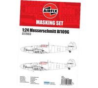 Airfix 986509-1/24 Messerschmitt BF109G-5/G-6, Masken-Set - Maßstab 1:24