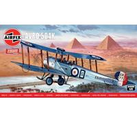 Airfix A01085V Avro 504K - Modello di aereo vintage classico da costruire, dagli 8 anni in su