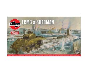 AIRFIX A03301V MODELLO LCM3 & SERBATOIO SHERMAN 1/76