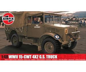 Airfix A03313A Camion G.S. 4 x 2 G.S; della Seconda Guerra Mondiale RAF 15-CWT, Veicoli Militari per Bambini dai 8 Anni in su