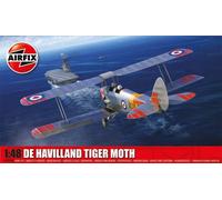 AIRFIX Set Modello, A04104A de Havilland Tiger Moth Kit di Costruzione Modello, Kit Modello Aereo in plastica per Adulti e Bambini 8+, Il Set Include Sprue e Decalcomanie, Modello in Scala 1:48