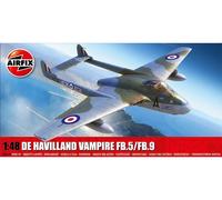De Havilland Vampire Fb.5/fb.9 1:48 Plastic Model Kit AIRFIX