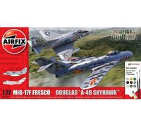 Mig 17F Fresco Douglas A-4b Skyhawk Dogfight Double 1:72 Plastic Model Kit