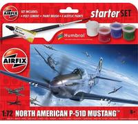 Airfix A55013 - Set Di Avvio 1/72 - North American P-51D Mustang - Nuovo
