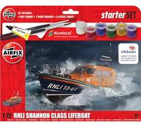 Airfix A55015 Starter Set - RNLI Shannon Class Lifeboat Starter Set, non verniciato