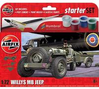 Airfix A55117A - Set Regalo Appeso Willys MB Jeep 1/72 - Nuovo