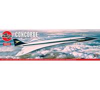Airfix- G-BOAC Concorde 1:144 Aviation Plastic Model Kit Modello, Colore Assortiti, Scale, A05170V