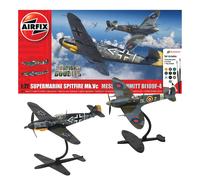 Airfix Gift Set - Model Plane Kits - A50194 Supermarine Spitfire Mk.Vc vs Bf109F
