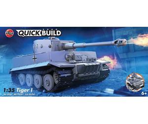Airfix J6041 - 1:35 QUICKBUILD Tiger I - Nuovo