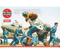Airfix A00747V RAF Personnel Figures 1:76 Scale Vintage Classic Model Figurines Modello, Multicolore
