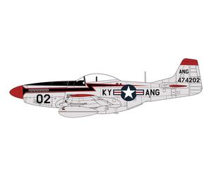 Airfix North American F-51D Mustang Model
