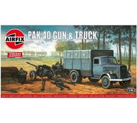 Airfix Pak 40 Gun & Track Model