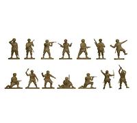 Airfix- WWII US Paratroops Paracadutisti statunitensi Modello, Colore Assortiti, 1: 76 Scale, A00751V