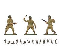 Airfix Set di figure modello A02711V Paracadutisti statunitensi della Seconda Guerra Mondiale, Accessori per kit di costruzione di modelli, kit di modelli in plastica per adulti e bambini 8+