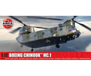 Airfix Set di Modelli Standard, A06023 Boeing Chinook Hc 1 Kit di Modellismo, Kit Modello di Elicottero in Plastica per Adulti e Bambini 8, il Set Include Sprue e Decalcomanie, Modello in Scala 1:72